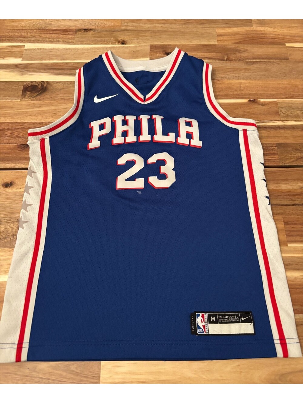 Nike Philadelphia 76ers Butler #23 NBA Jersey Blue Medium (2207)